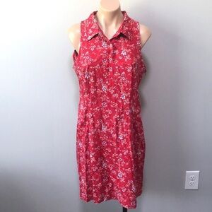 CDC Collared Dress Red White Blue 90s y2k